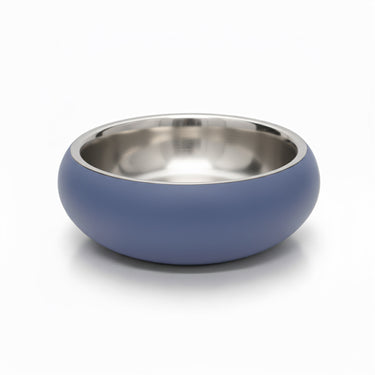 Double Wall Bowl Belly with Non-Slip Base – Blue (1240 ml)